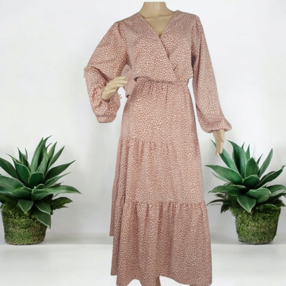 Bohemian inspired Pink and white dress unbranded size medium - Picture 3 of 16